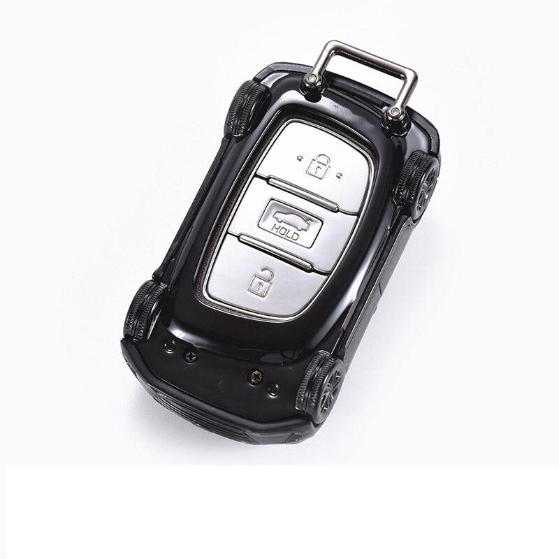 Vysoko kvalitné ABS puzdro na kľúče od auta Dekoraiton pre Hyundai Elantra Tucson I40 I20 I10 IX35 IX45 Creta Santa Fe Solaris