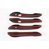 Door Handle Lid Smartkey Cover Trim For -2024 Hyundai Elantra Carbon Fiber