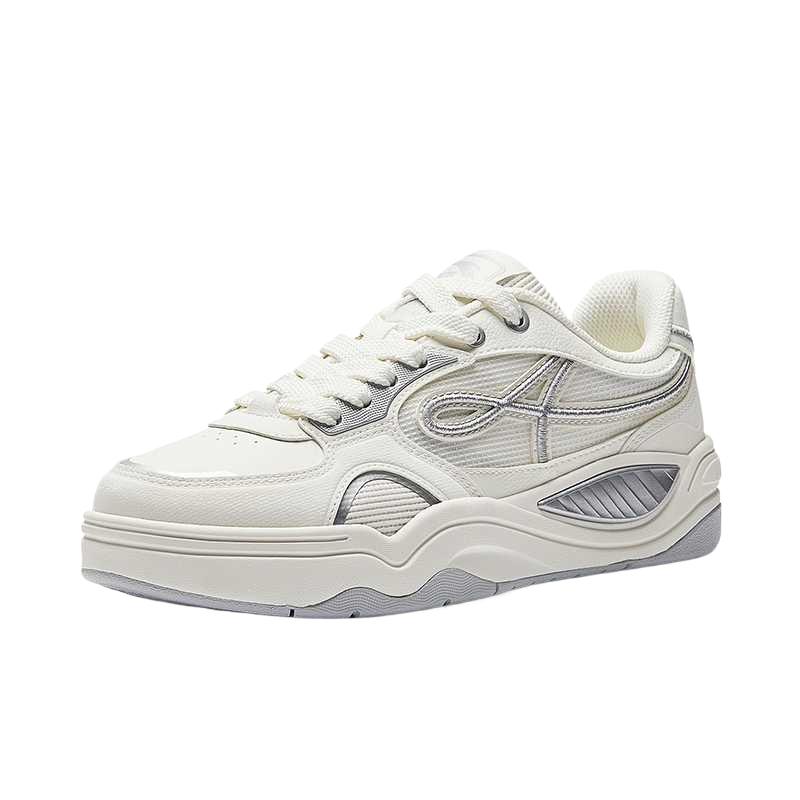 Anta Flame Comfortable Fashion High-Top Wrap Durable Lightweight Shock Absorption Low-Top Skate Shoes Women Sneaker 122628094-6