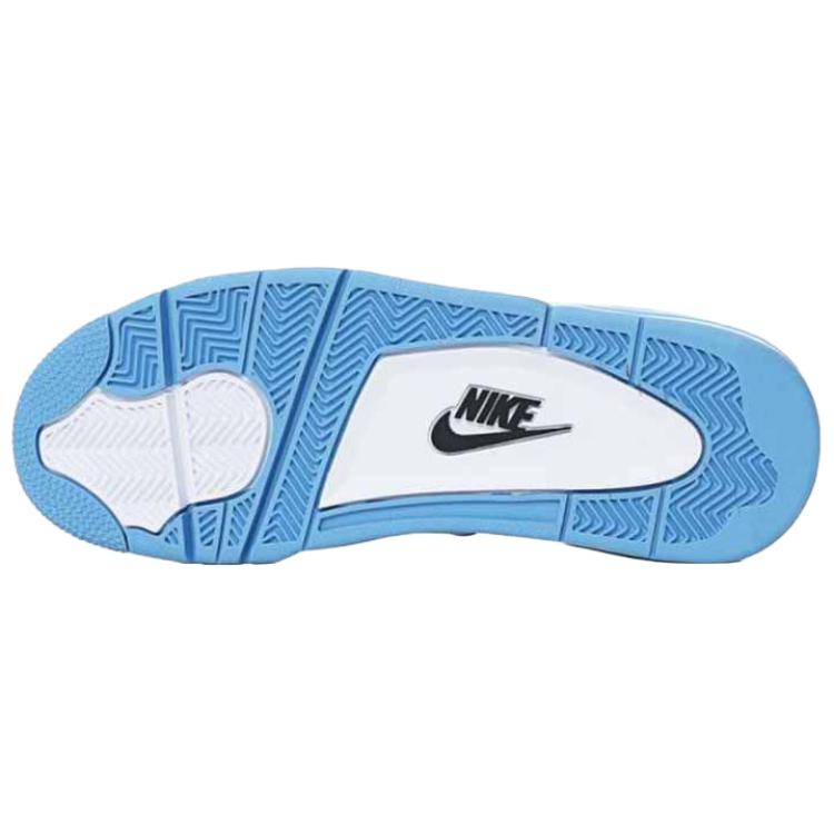 Nye Nike Air Flight 89 Sklisikre Slitesterke Lav Topp Vintage Basketballsko Herre Hvit Blå HJ4484-100