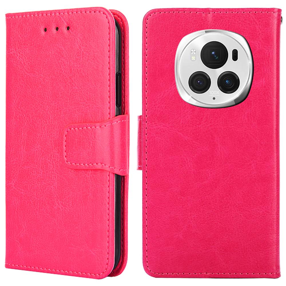 For Honor Magic6 Pro 5G Case Shockproof Leather Phone Cover with Card Slots Wallet