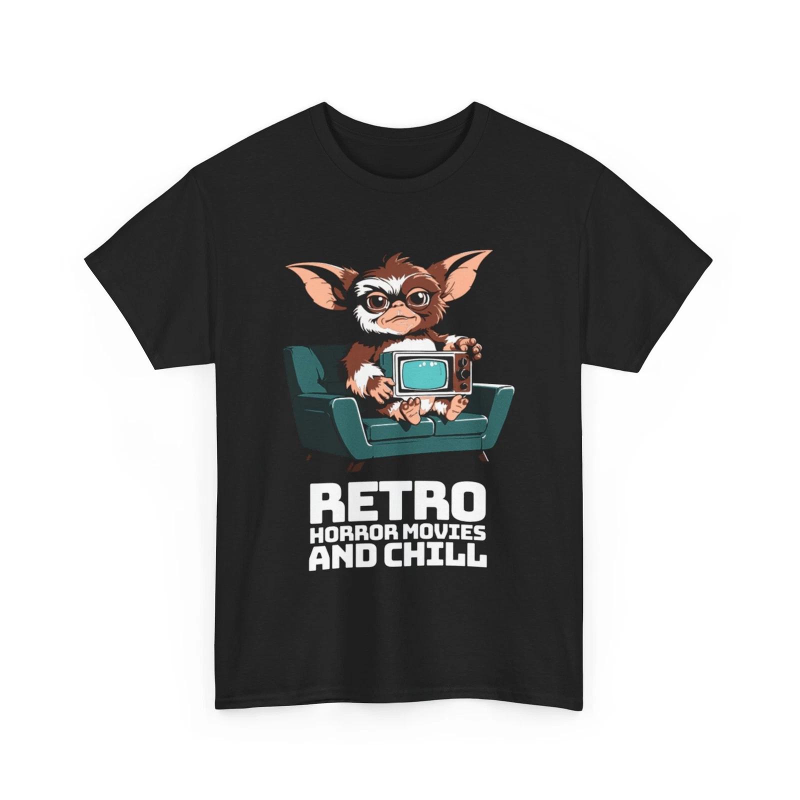Gremlins T-Shirt | Retro Horror Movies and Chill Shirt 4XL
