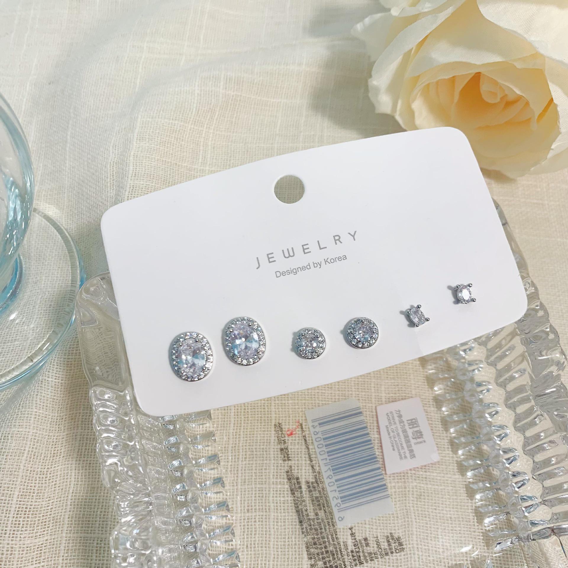 

Серьги FUXIN Shiny Zircon Sparkling - Нишевый дизайн, Простые, Универсальные, Легкая роскошь, Полностью бриллиантовые женские серьги