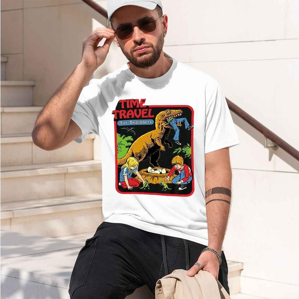 Time Travel For Beginners Graphic Print Tshirts Men Women Casual Tshirt D Gothic Streetwear Couples Tee Shirt 2026 New Model