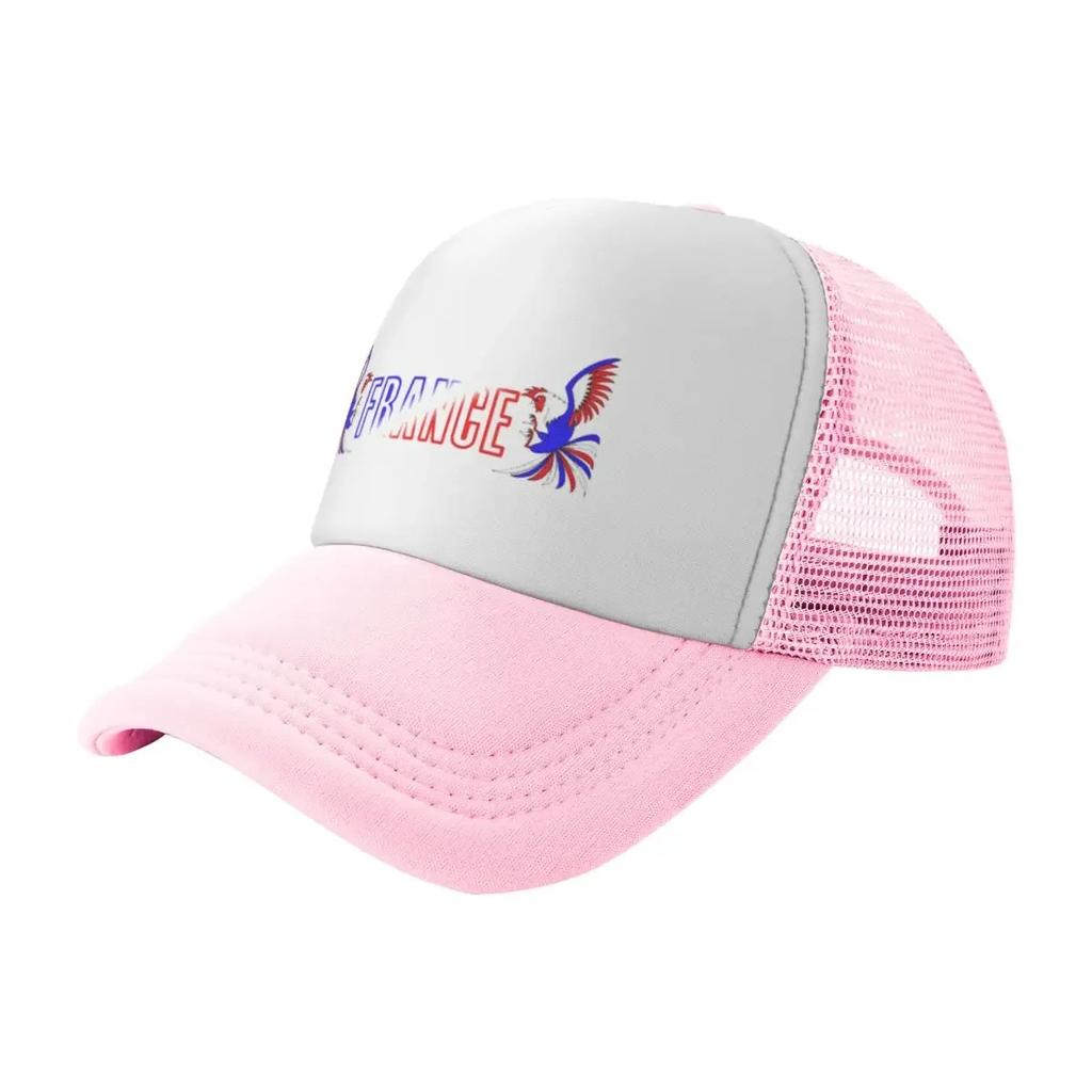 French Letters Rooster Hiking Mesh Baseball Caps For Womens High-end Male Beach Dad Hat Snapback Cap