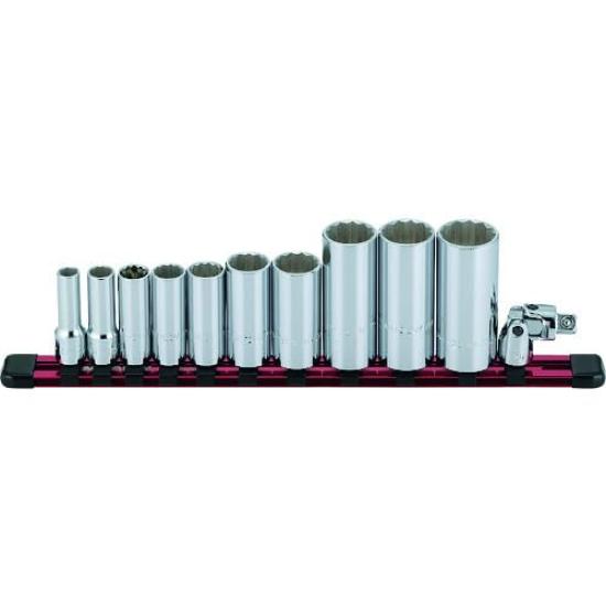 

Mitroy Socket Wrench Deep 10mm 12 SH312ML 3/8 Set, Type, Links, Pieces,