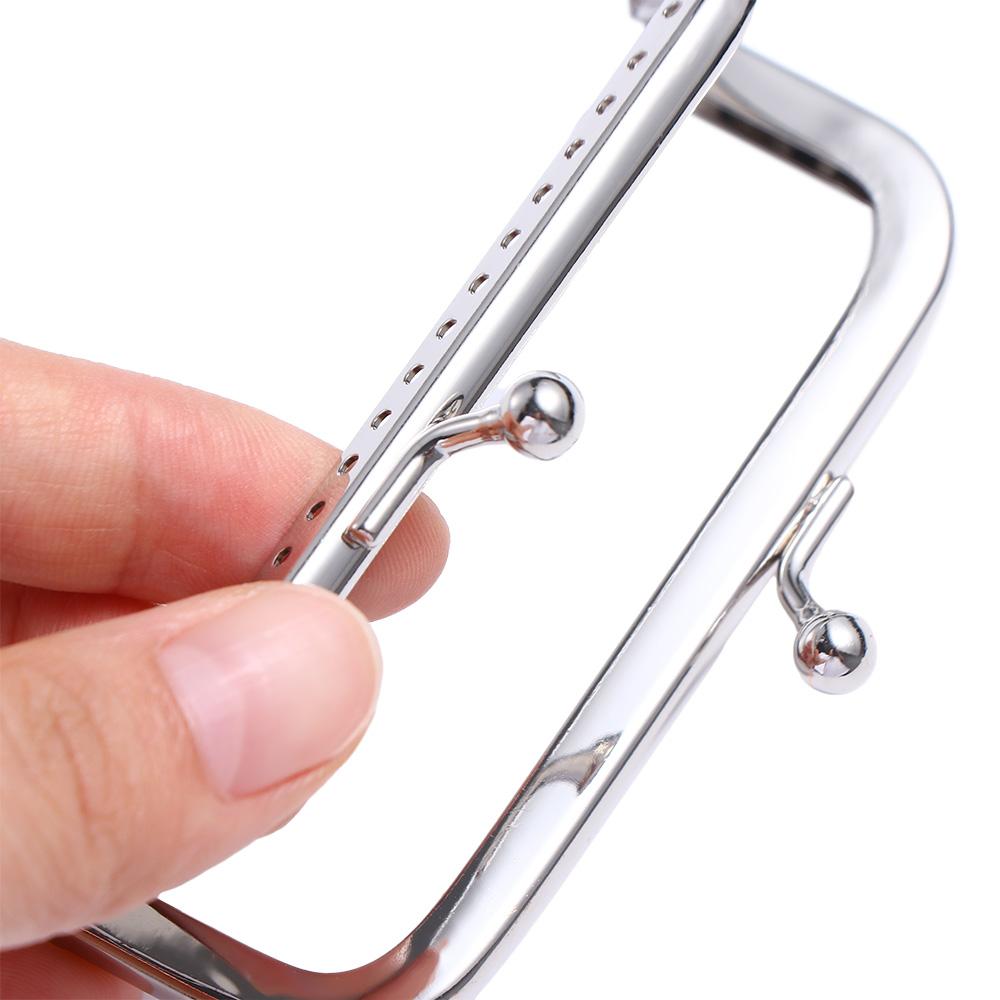 Square Wallet  Accessories Craft DIY Bags Parts Purse Clasp Purse Frame Kiss Clasp Closure Clutch