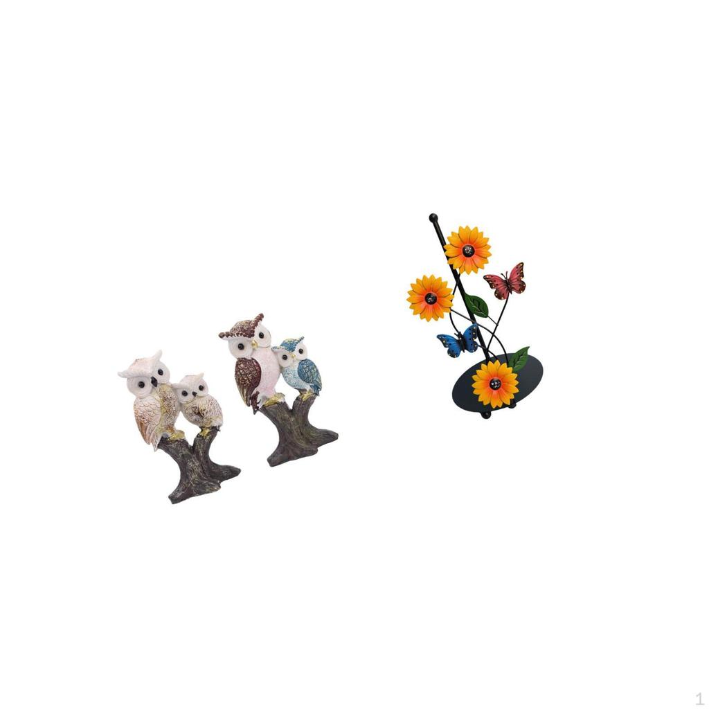 Figurine Paper Towel Holder Realistic Animal Sculpture Decorative Tissue Rack for Office Living Room