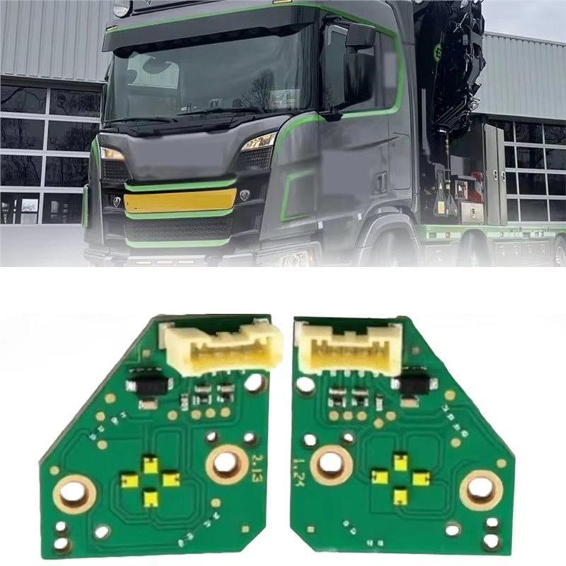 White DRL LED Board Light Source Chip For Scania S500 S580 R650 R450 Truck R P G Series Part Numbers 2379886 2655849 2379882