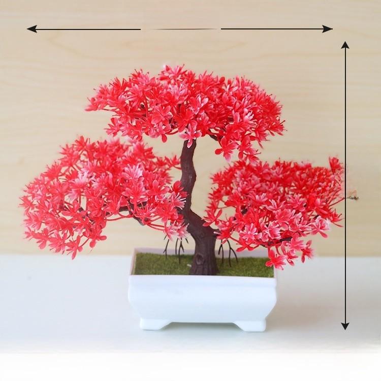 The Pine Artificial Greeting Guests Potted Plant Indoor Use For Desktop Decor