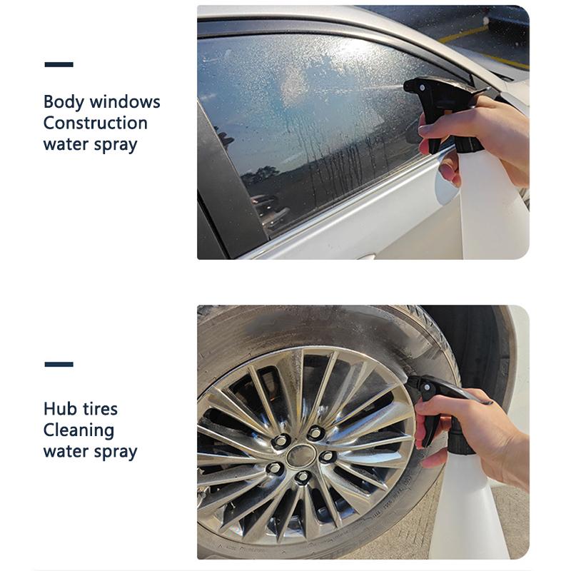 SEAMETAL 800ML Car Wash Foam Spray Bottle Acid and Alkali Resistant Nozzle Spray Bottle Cleaning Tool