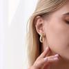1 Pair of Luxurious Feng Shui Teardrop Stud Earrings Dramatic Valentine's Day Style Exquisite Valentine's Day Gift