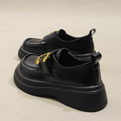 Genuine Leather Platform Loafers Women's Shoes Spring New British Style Small Leather Shoes Japanese Mary Jane Shoes Pumps
