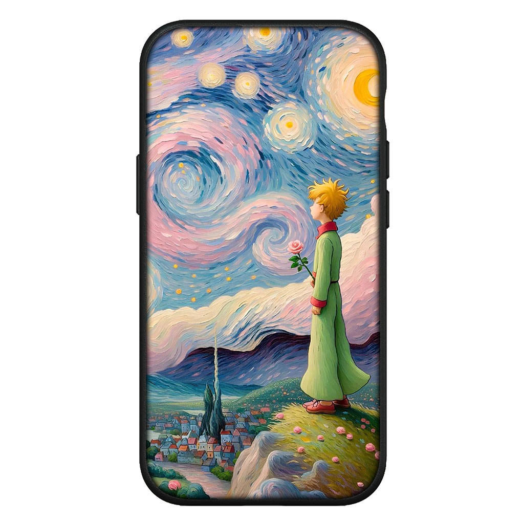 Cover for iPhone 16 15 Xiaomi Redmi Note 14 13 12 11 Pro Max X 8 9 16e Samsung Galaxy S25 S24 S23 Moto OPPO Huawei Anime The little Prince Phone Case