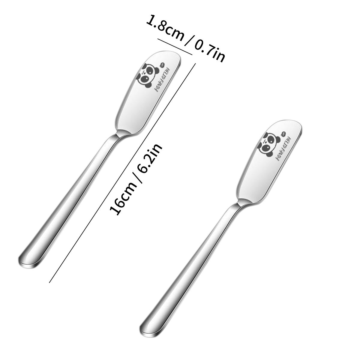

2/4PCS 304 Stainless Steel Butter Knife Long Handle Cheese Cutter Bread Toast Wipe Cream Cutlery Jam Spreader Kitchen Gadgets