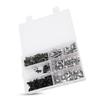 198Pcs Set Windscreen Fairing Screws M5 M6 Bolts Kit Motorcycle Accessory