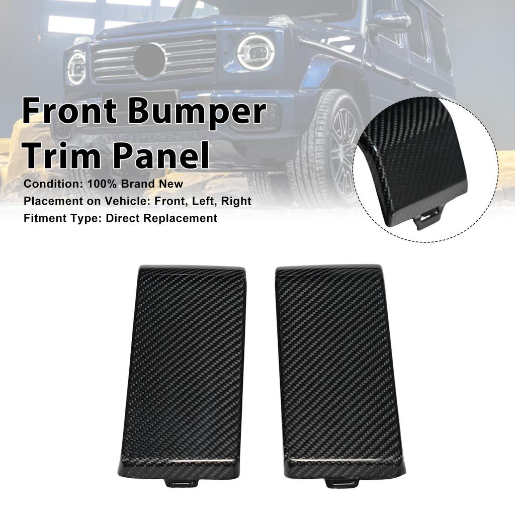 Carbon Fiber Front Bumper Guards Cover Trim Fit Mercedes Benz W465 G63 2025+
