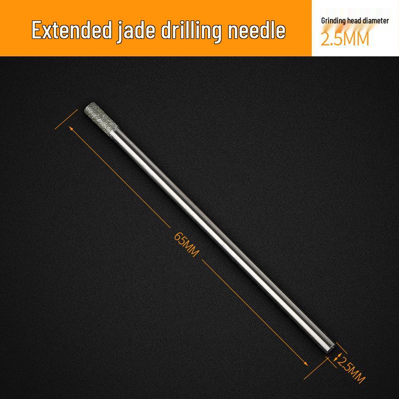Mansha Rui Jade & Agate Drill: Hollow Stone, Glass, and Diamond Hole Punch Needle.
