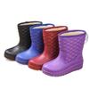 Fleece snow boots non-slip warm waterproof rain boots student boots EV integrated shoes laundry shoes