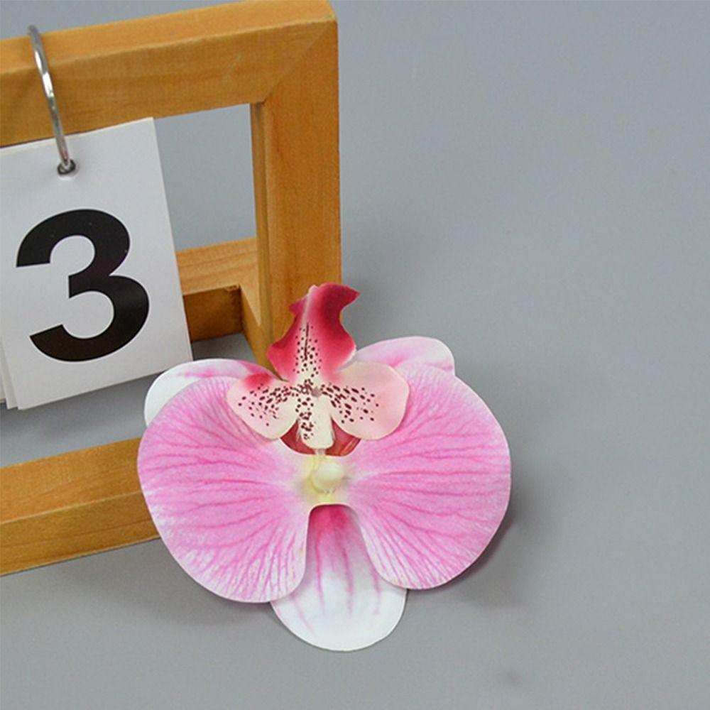 DIY Schmuckherstellung Handwerk Simulierte Blume Kopfschmuck Schmetterlingsorchidee Blume Niedlich Geschenk