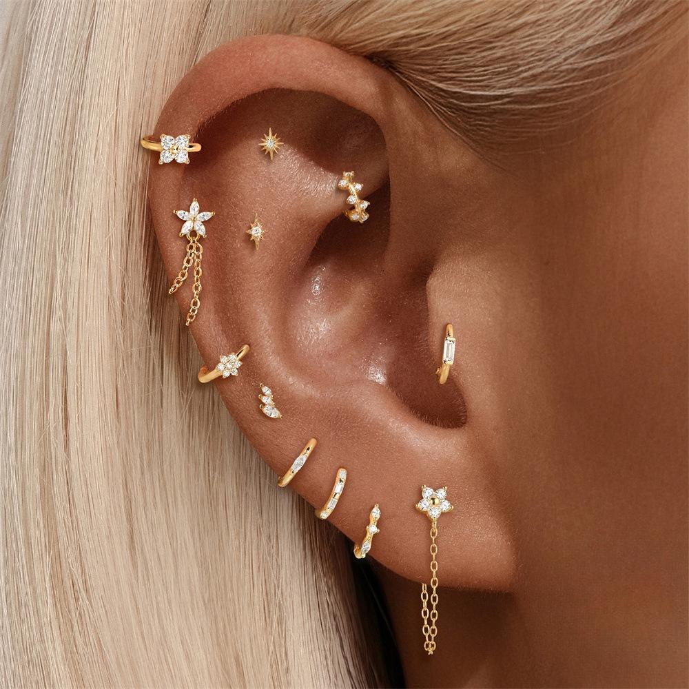 European and American Fashion Versatile Commuter Stud Earrings