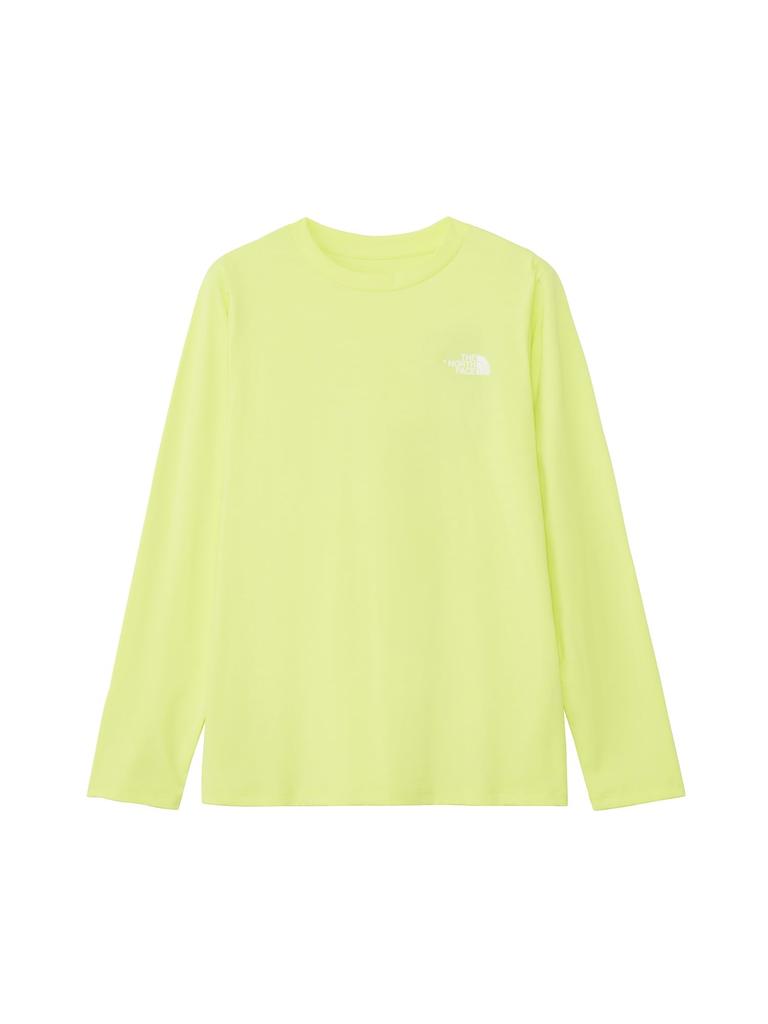 The North Face Sunfog Long Sleeve Size with Flower Box Logo Women's T-Shirt, L,