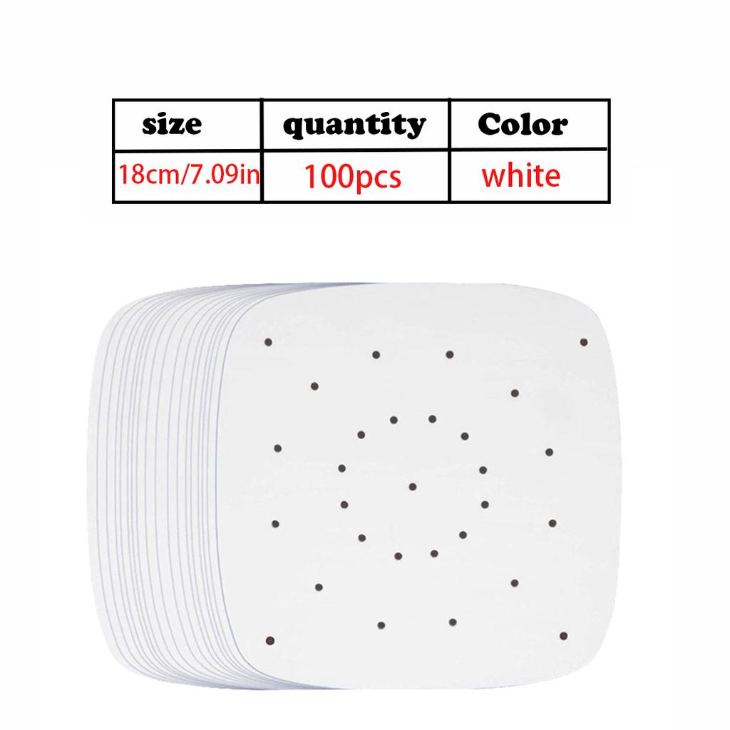 Air Fryer Parchment Disposable Liner Advanced Perforation, Suitable for Air Fryers, Streamers,pans, Not Burned, Easy To Clean