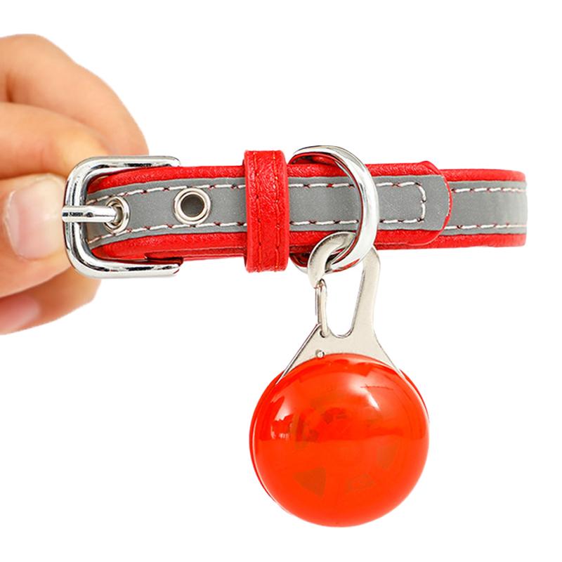 LED Night Safety Luminous Dog Cat Collar Glowing Pendant Pet Leads Glow Accessories Bright Necklace Luminous Collar Decoration