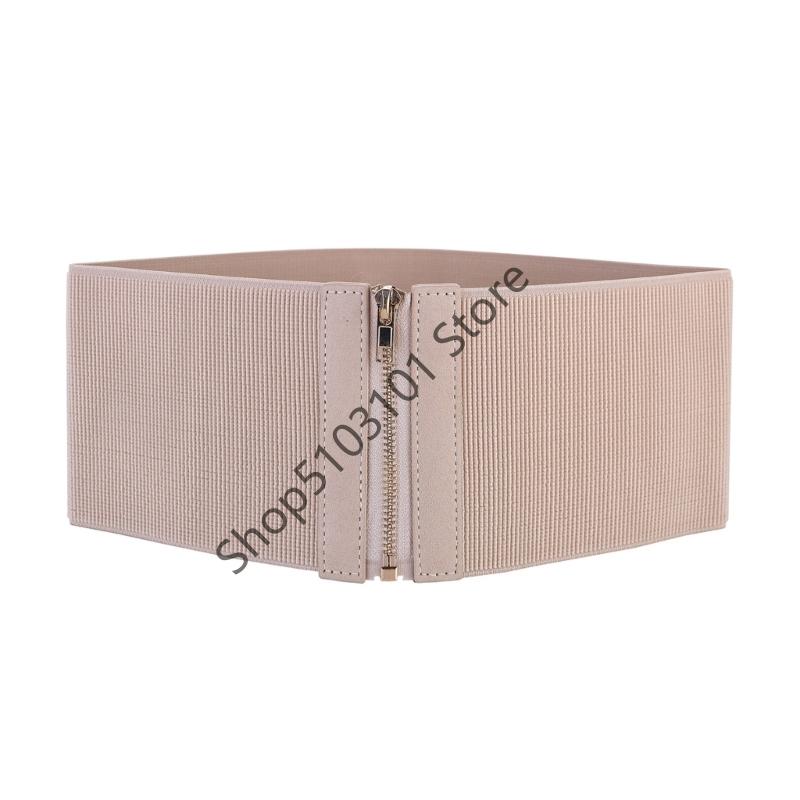 X6HE Trendy Underbust Waist Belt for Daily Costume Elegant Waist Belt Skirt Jewelry M абрикосовый