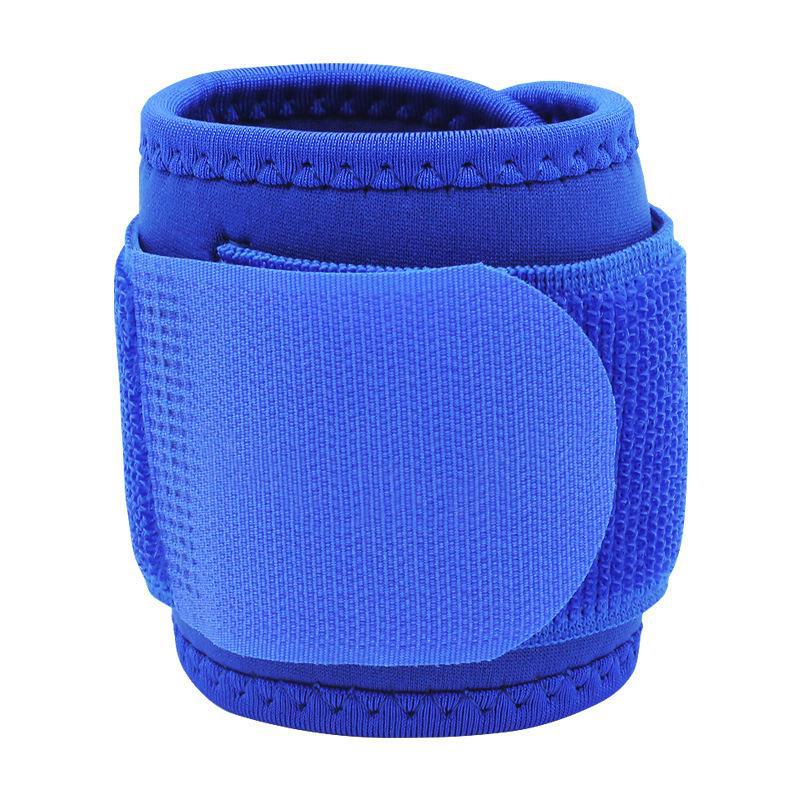 

Чоловічий регульований компресійний спортивний наручник для баскетболу, бадмінтону, тенісу - рукав для захисту від розтягнень. синій