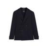 Boss Slim Fit Wool Cotton Blend Stretch Jacket Dark Blue  Fa25 