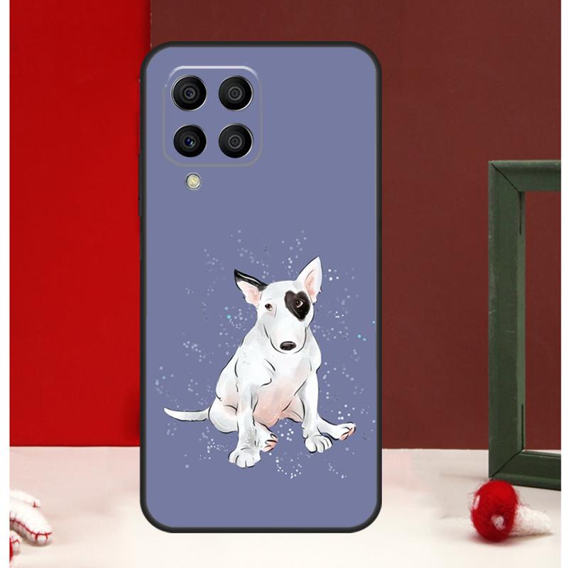 English Bull Terrier Dog Case For Samsung Galaxy M31 M11 M21 M14 M34 M54 M12 M32 M52 M15 M13 M16 M36 M56 M53 M35 M55