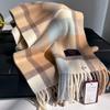 New  Winter Luxury Cashmere Women Plaid Scarf Warm Shawl And Wrap Bandana Pashmina Long Tassel Female Foulard Thick Blanket