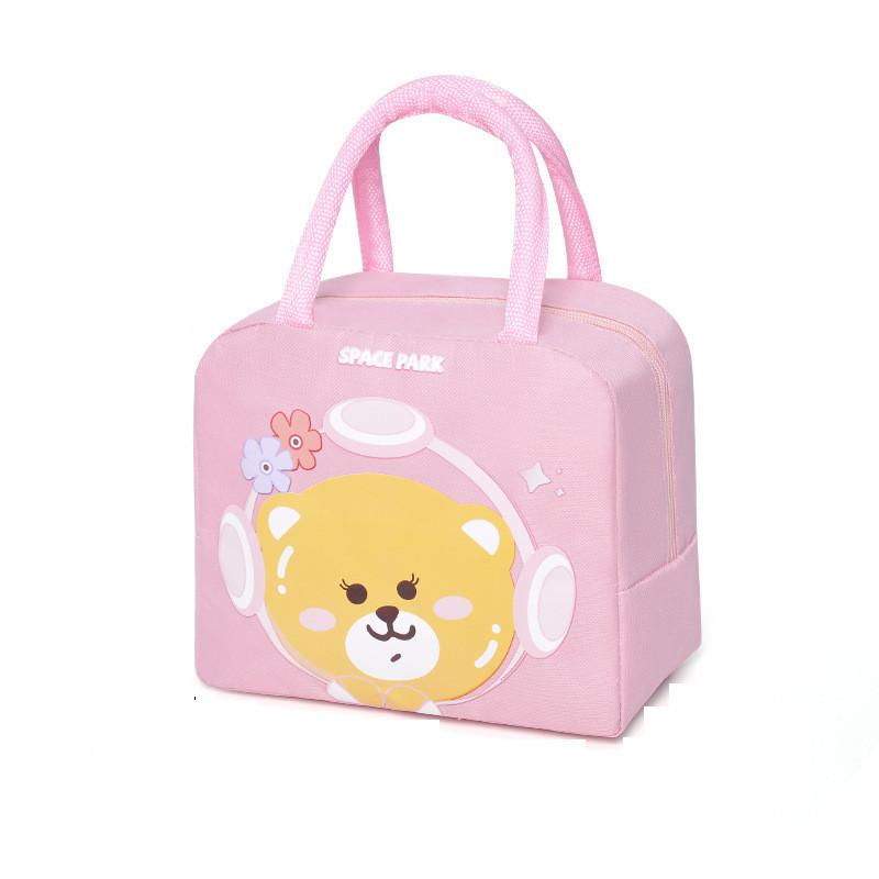 New Cartoon Style Oxford Cloth Thermal Lunch Tote With Unique Design And Spacious Interior