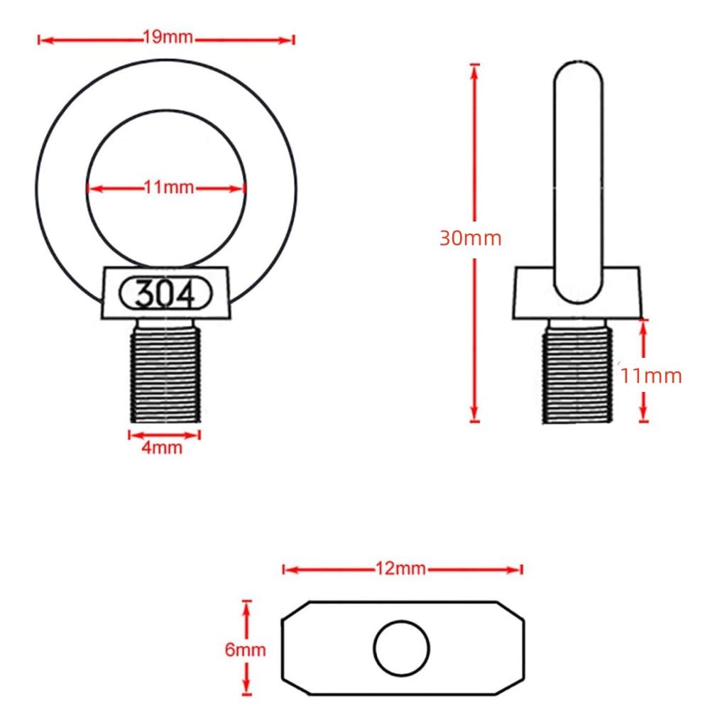 Pack Of 8 Awning Track Stopper, 304 Stainless Steel Awning Stopper For Pipe Track, Caravan, RV, Camper, Boat