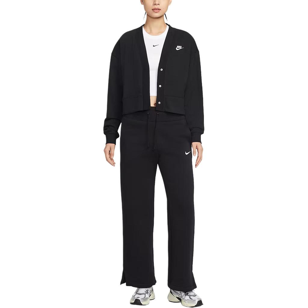 Nike V-Neck Skin-Friendly Sports Casual Long Sleeve Jacket Women Jackets IF5456010