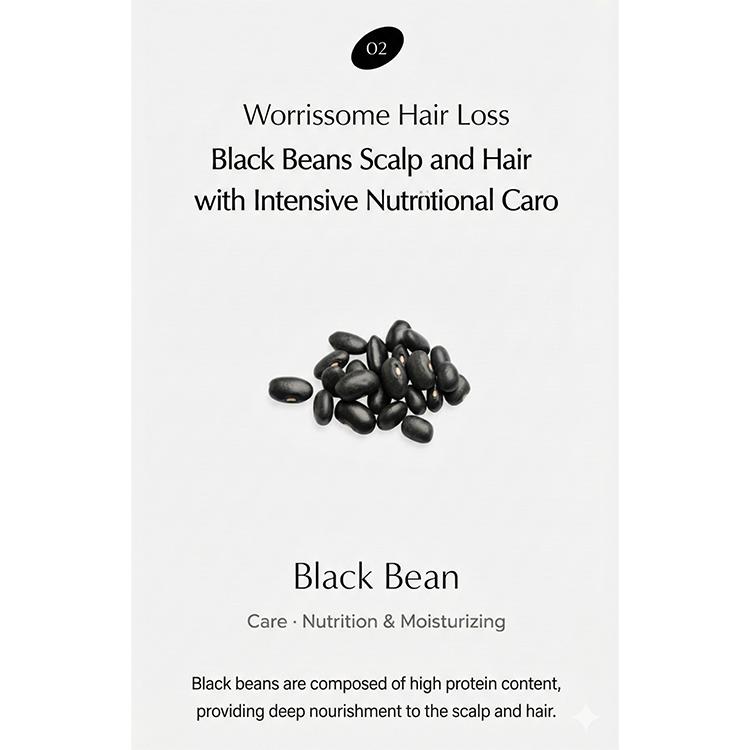 DR.SEED Linha Vegana Anti-Queda de Cabelo de Feijão Preto (Champô 1000ml · Tónico Capilar 150ml · Máscara de Tratamento Capilar 250ml) (13 opções)