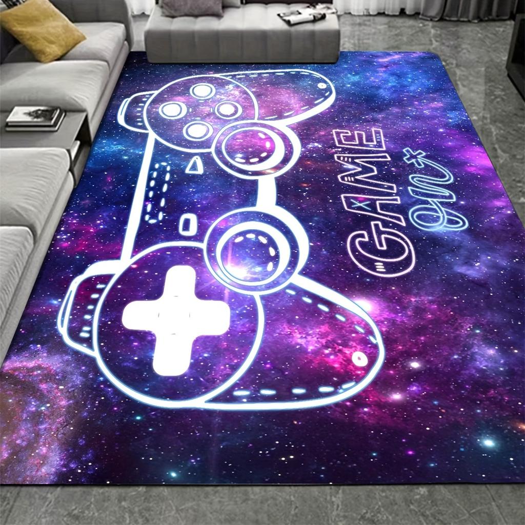 Gamepad Pattern Carpet for Living Room Bathroom Decoration Non-Slip Game Controller Large Area Rug Bedroom Play Room Floor Mat