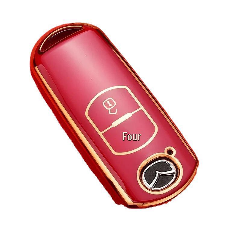 Mazda Key Case - Fits Mazda 3 Axela, CX5, Atenza, CX4, CX-8 - Full Car Key Protection for Women