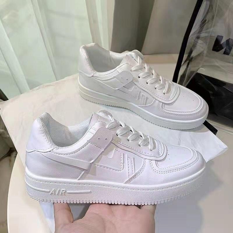Sommer Weiß Damen Sportschuhe Studentin Flache Lässige Weiße Schuhe Klassische Mode Damen Sneaker Vier Jahreszeiten Damenschuh