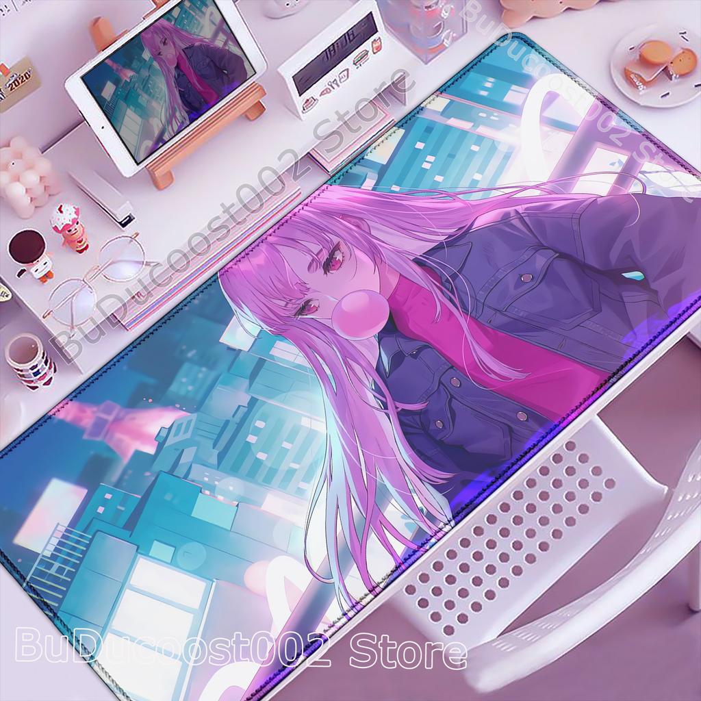 Large Mouse Pad Laptop Gamer Hololive Mori Calliope Keyboard Pad Computer Desk Mouse Mat Gaming Accessories HD Anime PC Mousepad