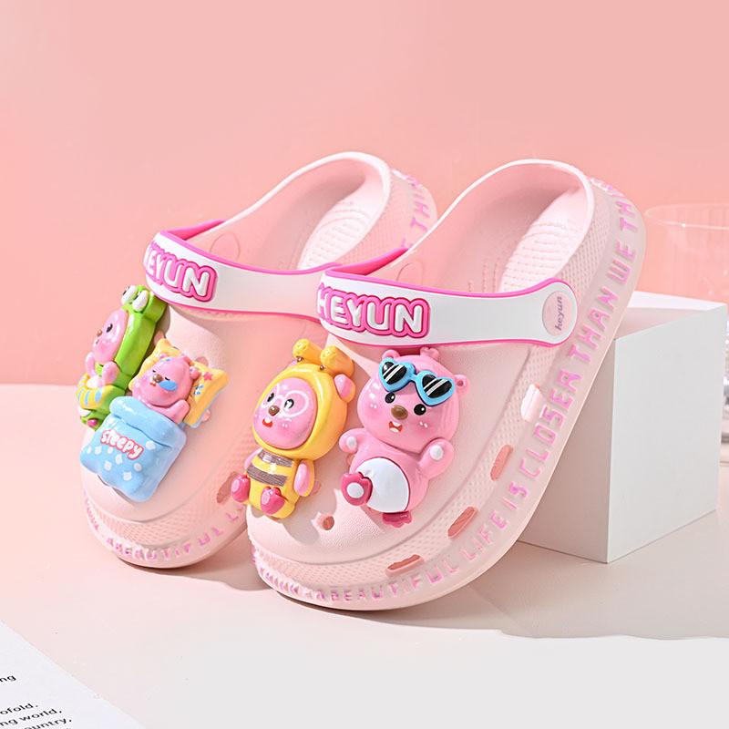Lightweight And Breathable Children's Hole Shoes For Summer With Non-slip Soft Eva Sole In Multiple Colors