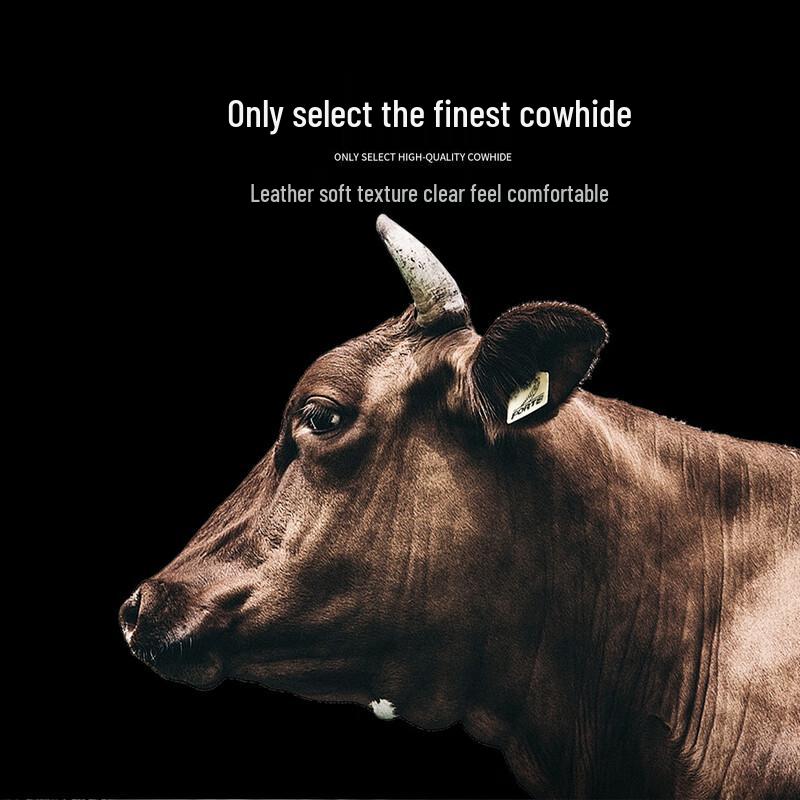 Men's Hooded Genuine Leather Zipper Jacket