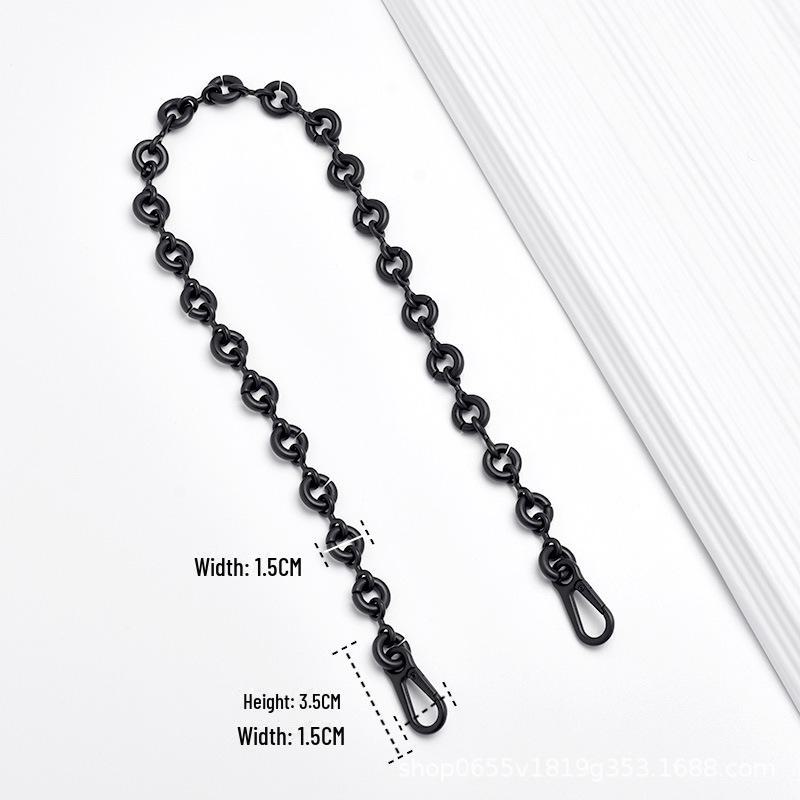 Loeve Goya Geometric Underarm Bag with Donut Chain Decor