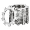 Iron Nickel-Plated Gear-Shaped Lock Washer - External Toothed, M3/M4/M5/M6.