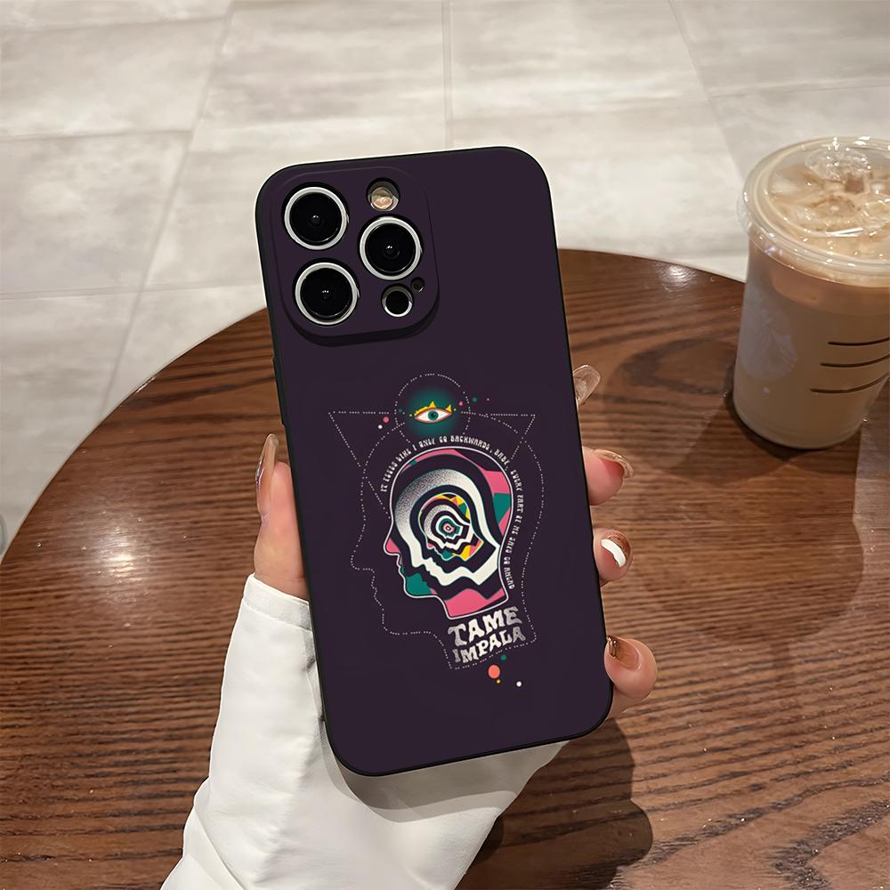 T-Tame Impala Phone Case For 17 Pro Max Iphone 14 Pro Max 12 16 15 13 Pro 11 Xr X Xs 8 7 Plus Back Cover