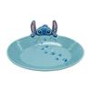 Disney "Stitch" Mischievous Dinner Plate, Approximately 24cm Diameter x 6cm Depth, Blue, Perfect as a Birthday Gift (san4524)