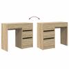 Desk Sonoma Oak 90 x 37.5 x 75 cm engineered wood