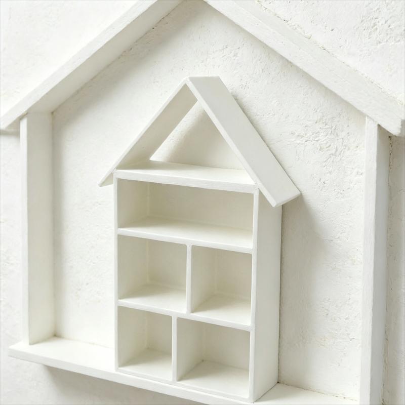 Mini White House Shaped Storage Rack 7 Slots For Storing Lipstick Small Jewelry And Desk Decor