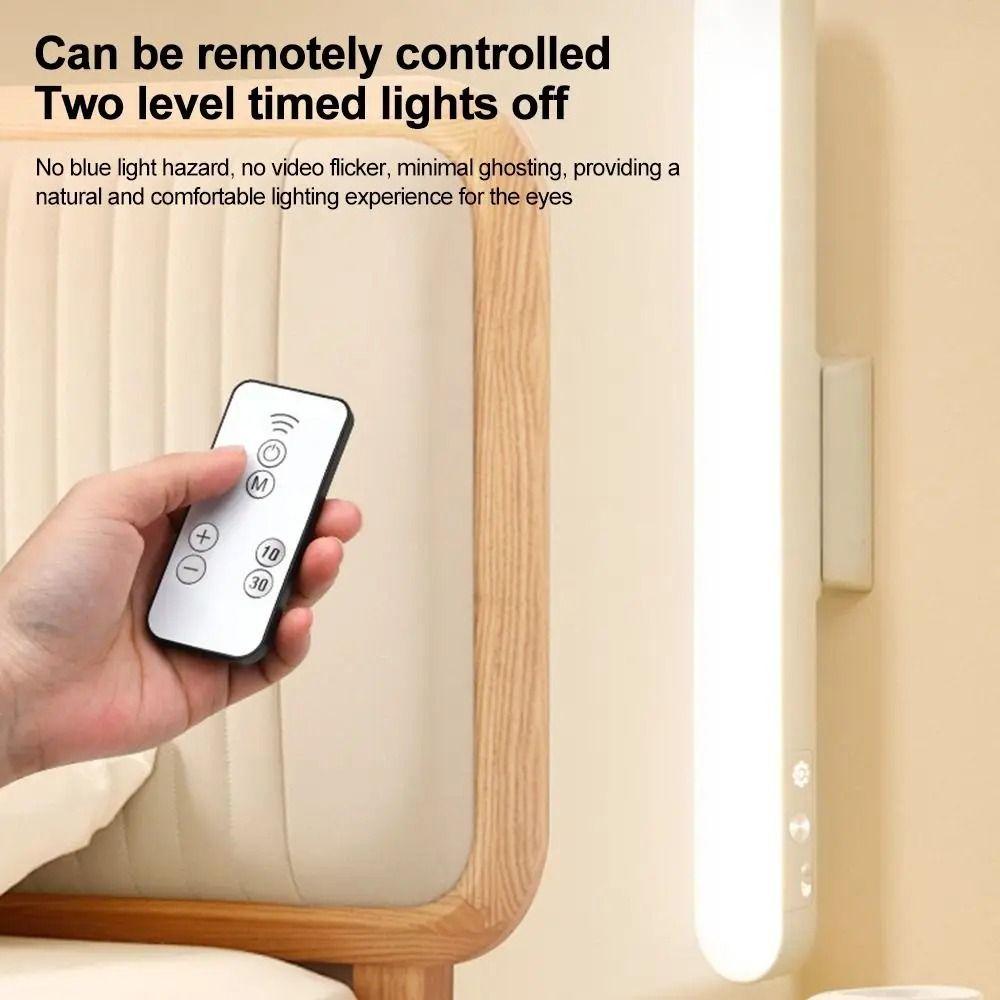 Remote Control Magnetic LED Lighting 3 Color Magnetic Adsorption Lamp  Reading Use